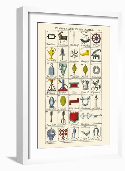 Charges and their Names-Hugh Clark-Framed Art Print