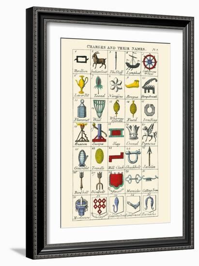 Charges and their Names-Hugh Clark-Framed Art Print