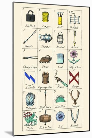 Charges and their Names-Hugh Clark-Mounted Art Print