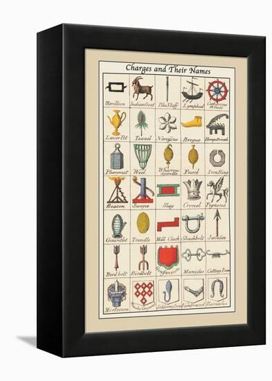 Charges and their Names-Hugh Clark-Framed Stretched Canvas