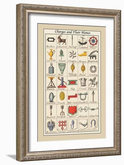 Charges and their Names-Hugh Clark-Framed Art Print