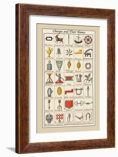 Charges and their Names-Hugh Clark-Framed Art Print