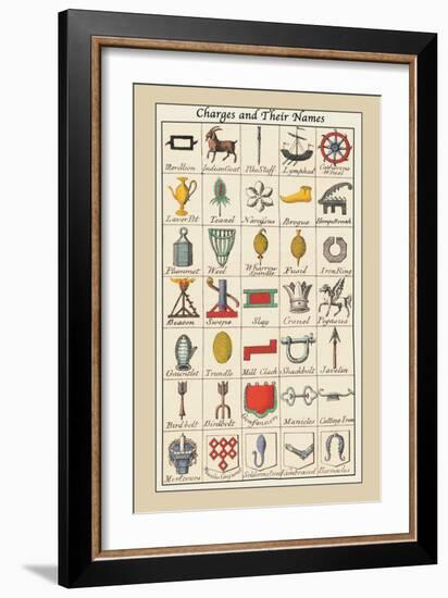 Charges and their Names-Hugh Clark-Framed Art Print