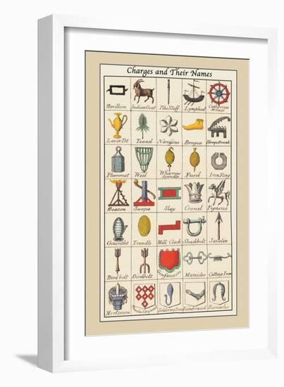 Charges and their Names-Hugh Clark-Framed Art Print