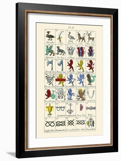 Charges-Hugh Clark-Framed Art Print