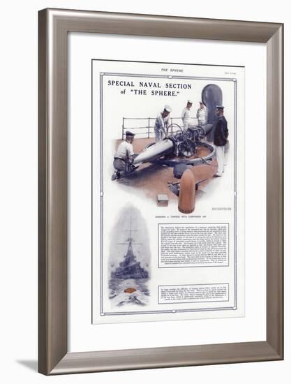 Charging a Torpedo with Compressed Air-Addison Thomas Millar-Framed Giclee Print