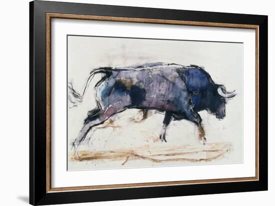 Charging Bull, 1998-Mark Adlington-Framed Giclee Print