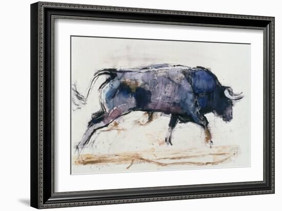 Charging Bull, 1998-Mark Adlington-Framed Giclee Print