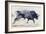 Charging Bull, 1998-Mark Adlington-Framed Giclee Print