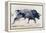 Charging Bull, 1998-Mark Adlington-Framed Premier Image Canvas