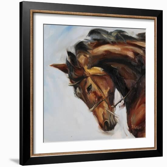 Charging On-Renee Gould-Framed Giclee Print