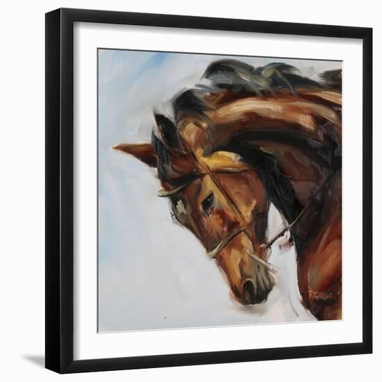 Charging On-Renee Gould-Framed Giclee Print