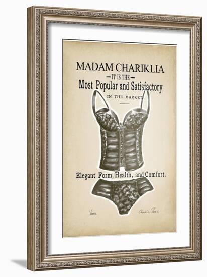 Chariklia's Lingerie I-Chariklia Zarris-Framed Art Print