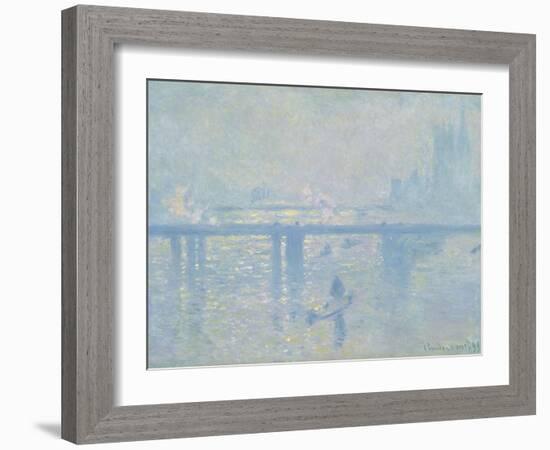 Charing Cross Bridge, 1899-Claude Monet-Framed Giclee Print