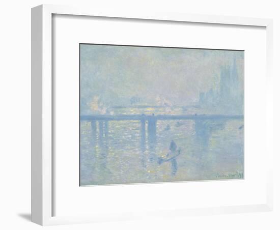 Charing Cross Bridge, 1899-Claude Monet-Framed Giclee Print