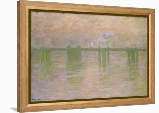 Charing Cross Bridge, 1902-Claude Monet-Framed Premier Image Canvas