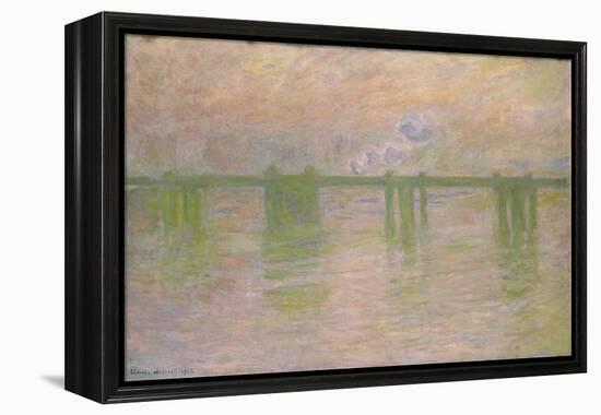 Charing Cross Bridge, 1902-Claude Monet-Framed Premier Image Canvas