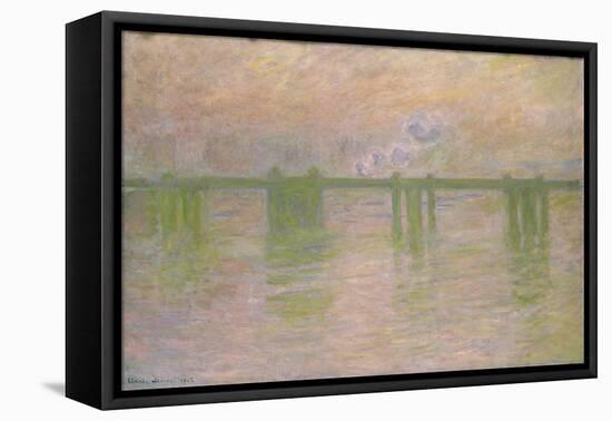 Charing Cross Bridge, 1902-Claude Monet-Framed Premier Image Canvas