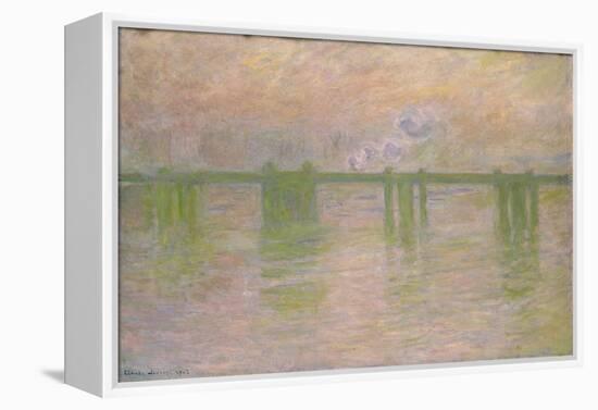 Charing Cross Bridge, 1902-Claude Monet-Framed Premier Image Canvas