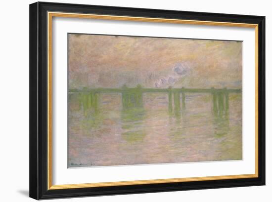 Charing Cross Bridge, 1902-Claude Monet-Framed Giclee Print