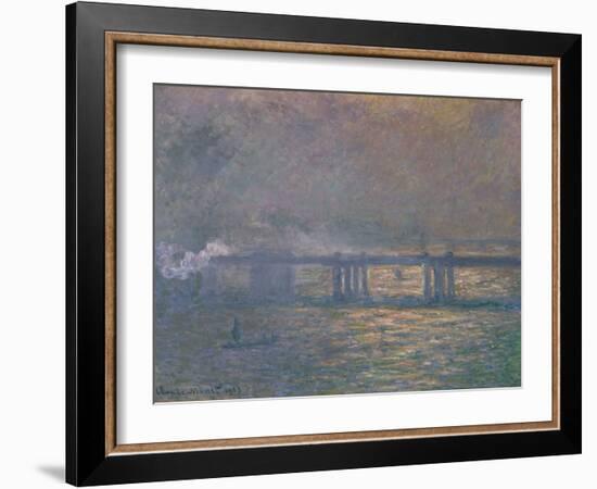 Charing Cross Bridge, 1903-Claude Monet-Framed Giclee Print