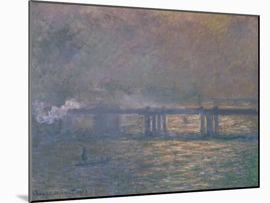 Charing Cross Bridge, 1903-Claude Monet-Mounted Giclee Print