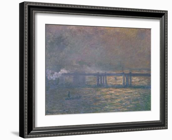 Charing Cross Bridge, 1903-Claude Monet-Framed Giclee Print