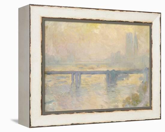 Charing Cross Bridge, 1903-Claude Monet-Framed Premier Image Canvas