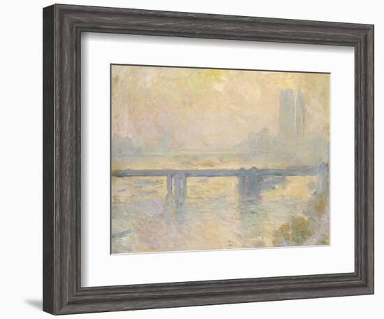 Charing Cross Bridge, 1903-Claude Monet-Framed Giclee Print