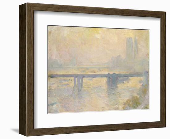 Charing Cross Bridge, 1903-Claude Monet-Framed Giclee Print