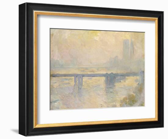 Charing Cross Bridge, 1903-Claude Monet-Framed Giclee Print