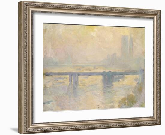 Charing Cross Bridge, 1903-Claude Monet-Framed Giclee Print