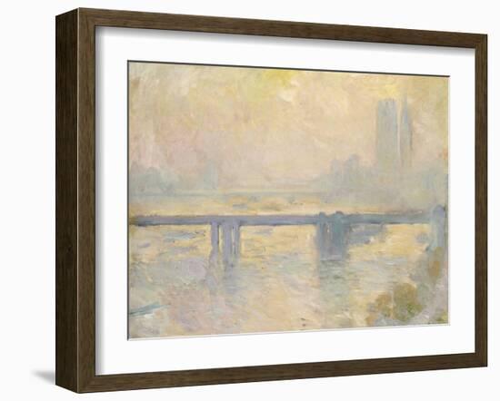 Charing Cross Bridge, 1903-Claude Monet-Framed Giclee Print