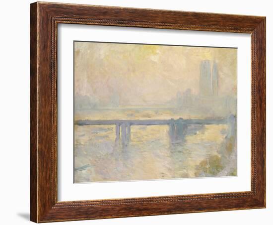 Charing Cross Bridge, 1903-Claude Monet-Framed Giclee Print