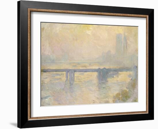 Charing Cross Bridge, 1903-Claude Monet-Framed Giclee Print