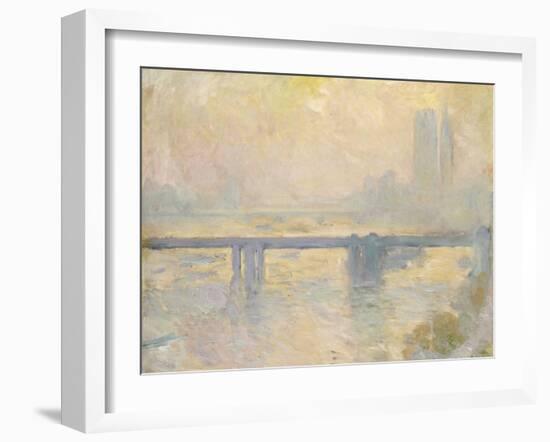 Charing Cross Bridge, 1903-Claude Monet-Framed Giclee Print