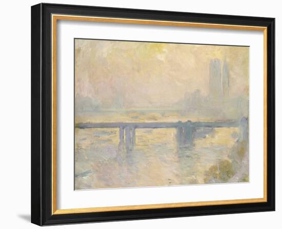 Charing Cross Bridge, 1903-Claude Monet-Framed Giclee Print