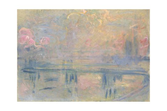 Charing Cross Bridge C 1900 Giclee Print By Claude Monet Art Com