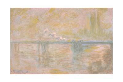 Charing Cross Bridge In London C 1902 Giclee Print By Claude Monet Art Com