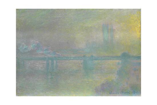 Charing Cross Bridge London 1901 Giclee Print By Claude Monet Art Com