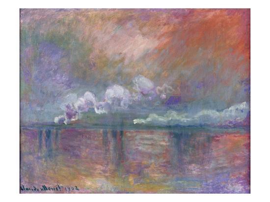 Charing Cross Bridge Smoke In The Fog 1902 Giclee Print Claude Monet Art Com