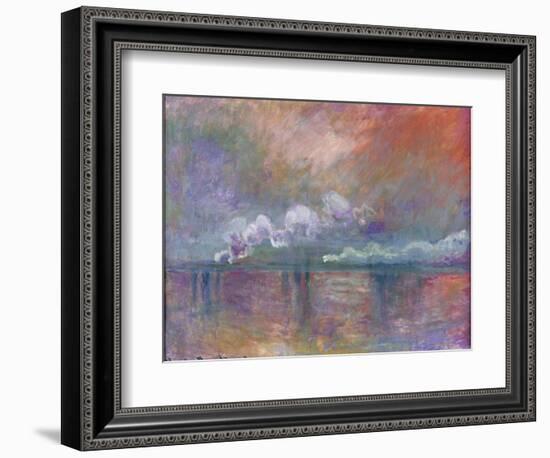 Charing Cross Bridge, Smoke in the Fog, 1902-Claude Monet-Framed Giclee Print