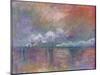 Charing Cross Bridge, Smoke in the Fog, 1902-Claude Monet-Mounted Giclee Print