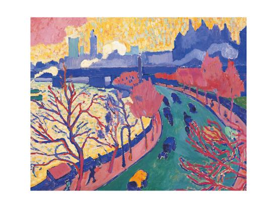 Charing Cross Bridge Giclee Print By Art Com