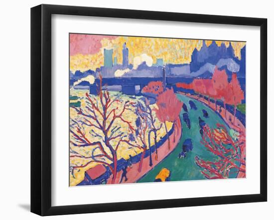 Charing Cross Bridge-null-Framed Giclee Print