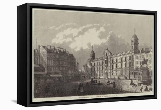 Charing-Cross-Antonio Canaletto-Framed Premier Image Canvas