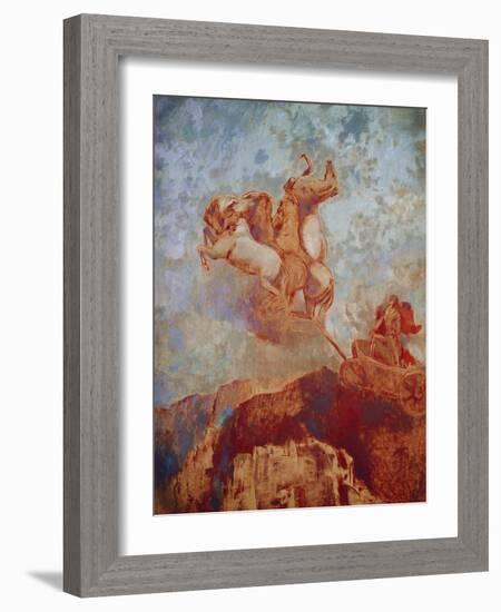 Chariot of Apollo, 1909-Odilon Redon-Framed Giclee Print