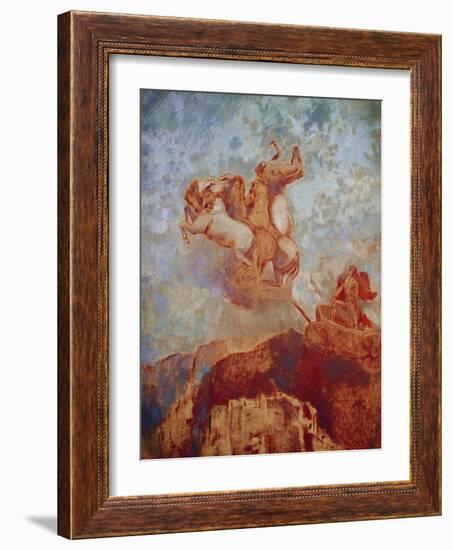 Chariot of Apollo, 1909-Odilon Redon-Framed Giclee Print