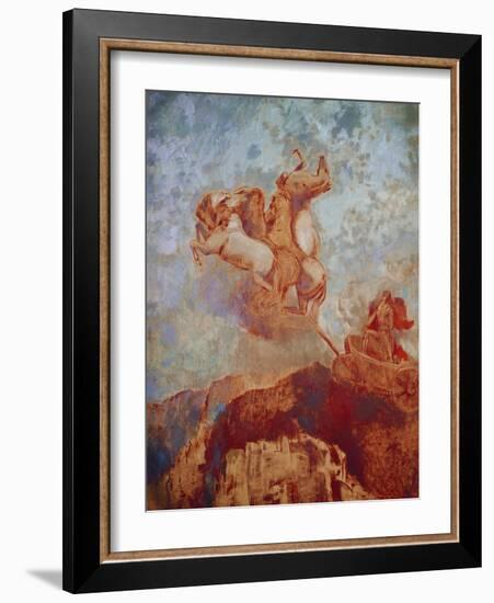 Chariot of Apollo, 1909-Odilon Redon-Framed Giclee Print