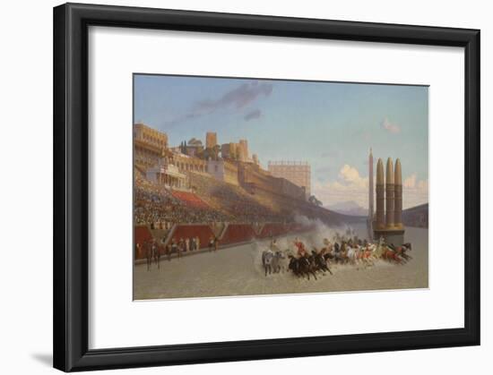 Chariot Race, 1876-Jean Leon Gerome-Framed Giclee Print